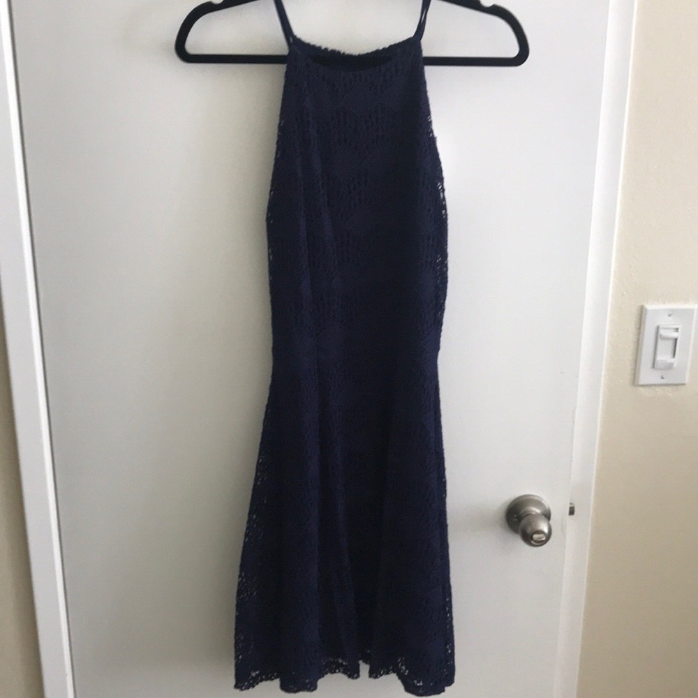 Bloomingdales Aqua Navy Dress